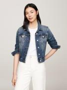 NU 20% KORTING: Tommy Hilfiger Jeansjack met geborduurd logo
