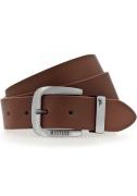 NU 20% KORTING: MUSTANG Leren riem Overlengte, oversize tot maat 130 c...