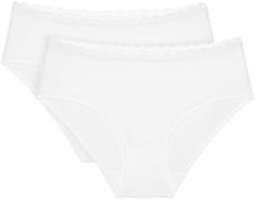 NU 20% KORTING: Triumph Slip Feel Of Cotton Midi 2P (Set van 2)