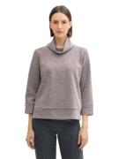 NU 20% KORTING: Tom Tailor Sweatshirt met watervalkraag