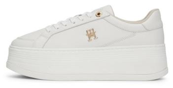 NU 20% KORTING: Tommy Hilfiger Plateausneakers TH PLATFORM SNEAKER LTH...