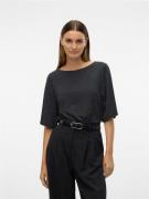 NU 20% KORTING: Vero Moda Shirt met ronde hals VMKANVA 2/4 GLITTER TOP...