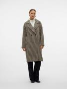 Vero Moda Lange jas VMHANNAH LONG WOOL CHECK COAT GA BOO