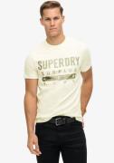 NU 20% KORTING: Superdry Shirt met ronde hals SURPLUS GRAPHIC TSHIRT