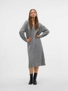 NU 20% KORTING: Vero Moda Gebreide jurk VMJUPITER LS V-NECK CALF DRESS...