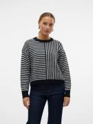 NU 20% KORTING: Vero Moda Gebreide trui VMURANUS LS ONECK CROPPED PULL...