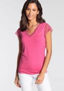 NU 20% KORTING: Laura Scott T-shirt met elegante kant