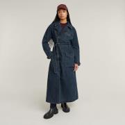 NU 20% KORTING: G-Star RAW Bikerjack Long Biker Trench met verstelbaar...