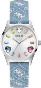 NU 20% KORTING: Guess Kwartshorloge CANDY HEARTS, GW0654L1 Polshorloge...