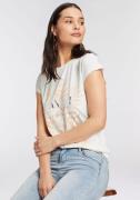 NU 20% KORTING: Laura Scott T-shirt met moderne frontprint