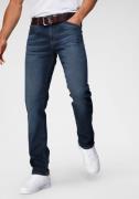 H.I.S Straight jeans DALE rechte broek, met used-effecten, lage taille