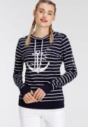 NU 20% KORTING: KangaROOS Sweatshirt Lange mouwen met duimgaten, figuu...