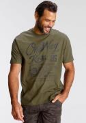 NU 20% KORTING: Man's World T-shirt Korte mouwen, regular fit, met pri...