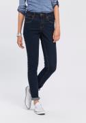 Arizona Slim fit jeans Svenja - band met opzij elastische inzet smalle...