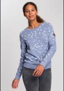 NU 20% KORTING: KangaROOS Sweatshirt Lange mouwen, figuurvolgende snit...