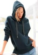 NU 20% KORTING: Elbsand Hoodie Svana met logoprint, comfortabele hoodi...