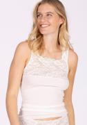 NU 20% KORTING: Nina Von C. Hemd "Fine Cotton" met brede kantband aan ...