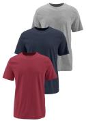 NU 20% KORTING: Man's World T-shirt Korte mouwen, effen, ronde hals, v...