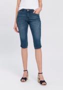 NU 20% KORTING: Arizona Capri jeans smalle pasvorm, met destroyed-effe...