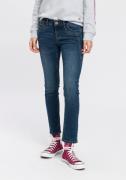 NU 20% KORTING: Arizona 7/8 jeans Met geren extra-strakke snit, used-l...