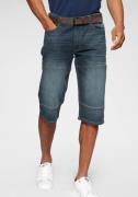 NU 20% KORTING: H.I.S Jeansbermuda HANTZ rechte broeksnit, used-look m...