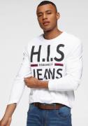 NU 20% KORTING: H.I.S Shirt met lange mouwen Lange mouwen, smalle basi...