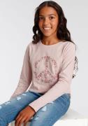 NU 20% KORTING: KIDSWORLD Shirt met lange mouwen PEACE Lange mouwen, b...