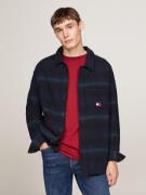 NU 20% KORTING: TOMMY JEANS Overhemdjasje TJM BADGE CHECK OVERSHIRT