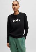 NU 20% KORTING: Boss Orange Sweatshirt C_Elaboss_6 met een ronde hals