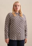 NU 20% KORTING: seidensticker Overhemdblouse Zwarte roos Lange mouwen ...