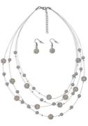 Firetti Collier-set Blue Crystal met glassteen (set, 3-delig)