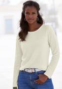 NU 20% KORTING: Lascana Shirt met lange mouwen Met streepstructuur in ...