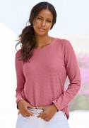 NU 20% KORTING: Lascana Shirt met lange mouwen Met streepstructuur in ...