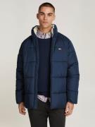 TOMMY JEANS Gewatteerde jas TJM POLY PUFFER EXT Winterjas met staande ...