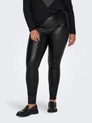 NU 20% KORTING: ONLY CARMAKOMA Imitatieleren broek CARJESSIE FAUX LEAT...