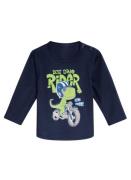 NU 20% KORTING: Trigema Sweatshirt TRIGEMA Langarmshirt met grote dino...