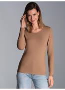 NU 20% KORTING: Trigema Longsleeve TRIGEMA shirt van viscose met lange...