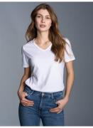 NU 20% KORTING: Trigema T-shirt TRIGEMA V-hals (1-delig)