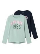 NU 20% KORTING: Name It Shirt met lange mouwen NKFVIX 2P LS TOP (Set v...