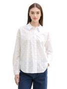 NU 20% KORTING: Tom Tailor Denim Blouse met lange mouwen met stippenbo...