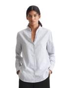 NU 20% KORTING: Marc O'Polo Blouse met lange mouwen Gestreepte opstaan...