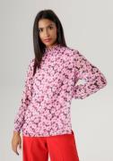 NU 20% KORTING: Aniston SELECTED Chiffon blouse met bloemenprint en ge...