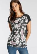 NU 20% KORTING: Tamaris Shirtblouse met modieuze allover-print - nieuw...