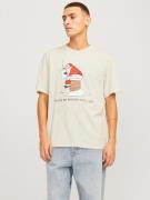 Jack & Jones Shirt met ronde hals JJXMAS FUNNY TEE SS CREW NECK