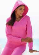 Lascana Gebreide trui Hoodie van zachte viscose-mix, loungewear