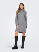 Only Gebreide jurk ONLTALIO LS STRIPE ROLLNECK DRESS BF KNT