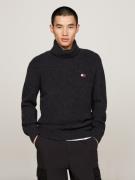 NU 20% KORTING: TOMMY JEANS Coltrui TJM SLIM ROLL NECK BADGE SWEATER