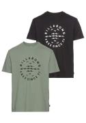 Billabong T-shirt BIG DAYS in set van 2 (2-delig, Set van 2)