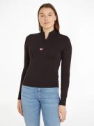 NU 20% KORTING: TOMMY JEANS Shirt met lange mouwen TJW XS BADGE 1/4 ZI...