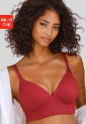 Lascana Push-up-bh COMFY BRA zonder beugels in zachte katoenen stof, b...